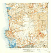 LA JOLLA, CA HISTORICAL MAP GEOPDF 15X15