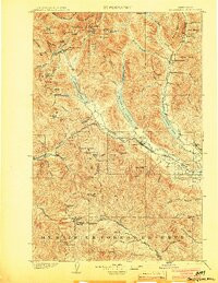 SNOQUALMIE PASS, WA HISTORICAL MAP GEOPD