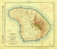 ISLAND OF LANAI, HI HISTORICAL MAP GEOPD