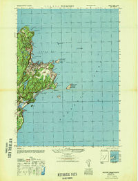 ROCKPORT, MA HISTORICAL MAP GEOPDF 7.5X7