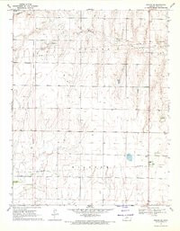 ENSIGN SE, KS HISTORICAL MAP GEOPDF 7.5X