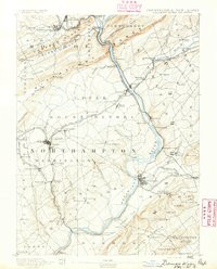 DELAWARE WATER GAP, PA-NJ HISTORICAL MAP