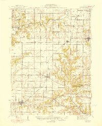ELMWOOD, IL HISTORICAL MAP GEOPDF 15X15