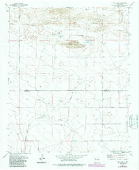 TULE LAKE, NM HISTORICAL MAP GEOPDF 7.5X
