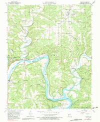 FORSYTH, MO HISTORICAL MAP GEOPDF 7.5X7.