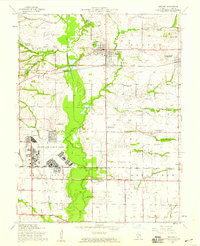 LEBANON, IL HISTORICAL MAP GEOPDF 7.5X7.