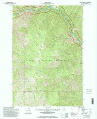 MOOSE RIDGE, ID HISTORICAL MAP GEOPDF 7.