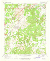 KELLYVILLE, OK HISTORICAL MAP GEOPDF 7.5