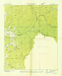 JACKS GAP, GA HISTORICAL MAP GEOPDF 7.5X
