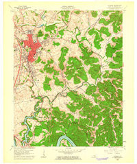 SOMERSET, KY HISTORICAL MAP GEOPDF 7.5X7