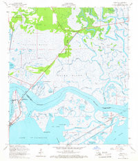RIGOLETS, LA HISTORICAL MAP GEOPDF 7.5X7