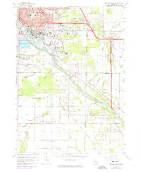 MIDLAND SOUTH, MI HISTORICAL MAP GEOPDF