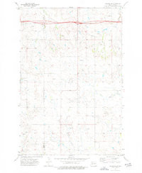 HEBRON SE, ND HISTORICAL MAP GEOPDF 7.5X