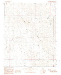 SENATOR MOUNTAIN, AZ HISTORICAL MAP GEOP