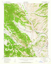 BRADLEY, CA HISTORICAL MAP GEOPDF 15X15