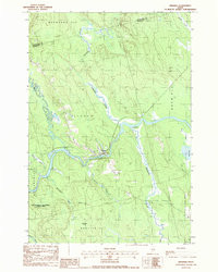 KINGMAN, ME HISTORICAL MAP GEOPDF 7.5X7.