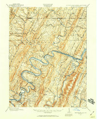 PAW PAW, WV-MD-PA HISTORICAL MAP GEOPDF