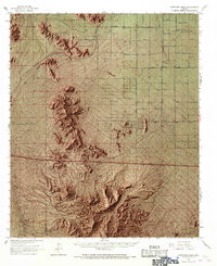 ANTELOPE PEAK, AZ HISTORICAL MAP GEOPDF