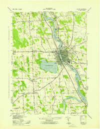 FULTON, NY HISTORICAL MAP GEOPDF 7.5X7.5