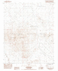 HACKBERRY MOUNTAIN, CA HISTORICAL MAP GE
