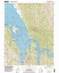 LAKE BERRYESSA, CA HISTORICAL MAP GEOPDF