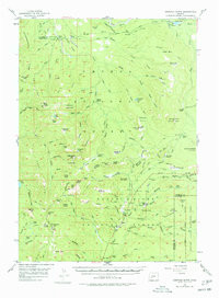 GARWOOD BUTTE, OR HISTORICAL MAP GEOPDF
