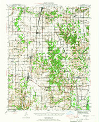 ASHLEY, IL HISTORICAL MAP GEOPDF 15X15 G