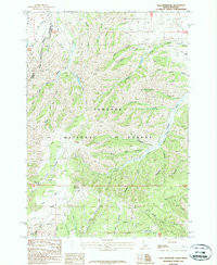 PAUL RESERVOIR, ID-MT HISTORICAL MAP GEO