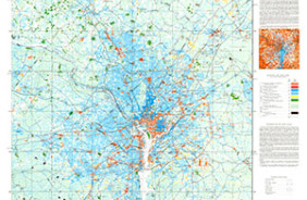 LAND COVER MAP LANDSAT 1973, DC AREA