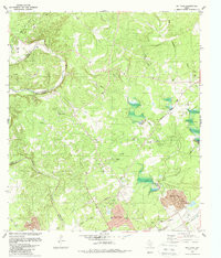 BAT CAVE, TX HISTORICAL MAP GEOPDF 7.5X7