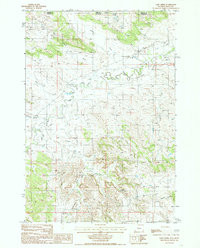 GAFF CREEK, WY-MT HISTORICAL MAP GEOPDF