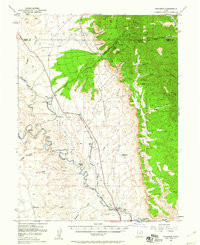 WOODSIDE, UT HISTORICAL MAP GEOPDF 15X15