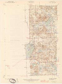 HIGHLAND, MI HISTORICAL MAP GEOPDF 7.5X7