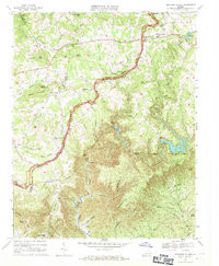 MEADOWS OF DAN, VA HISTORICAL MAP GEOPDF