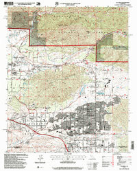 YUCAIPA, CA HISTORICAL MAP GEOPDF 7.5X7.