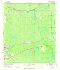 MACCLENNY EAST, FL-GA HISTORICAL MAP GEO