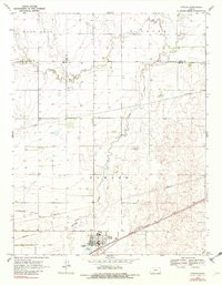 FOWLER, KS HISTORICAL MAP GEOPDF 7.5X7.5