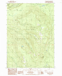 GARWOOD BUTTE, OR HISTORICAL MAP GEOPDF