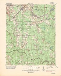 KENSETT, AR HISTORICAL MAP GEOPDF 15X15