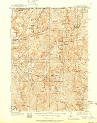 PRESTON PEAK, CA-OR HISTORICAL MAP GEOPD