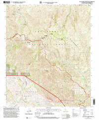 SAN RAFAEL MOUNTAIN, CA HISTORICAL MAP G