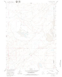 BUCK DRAW, WY HISTORICAL MAP GEOPDF 7.5X