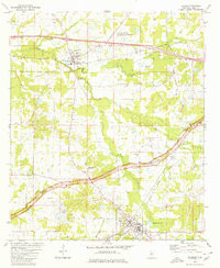 RAYMOND, MS HISTORICAL MAP GEOPDF 7.5X7.
