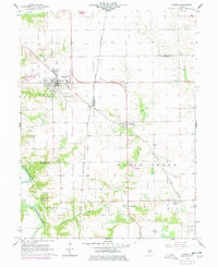 ATHENS, IL HISTORICAL MAP GEOPDF 7.5X7.5