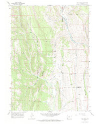COAL CREEK, WY HISTORICAL MAP GEOPDF 7.5