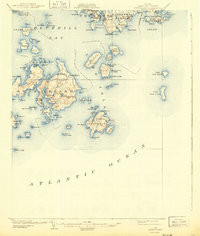 SWANS ISLAND, ME HISTORICAL MAP GEOPDF 1