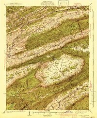 BURKES GARDEN, VA HISTORICAL MAP GEOPDF