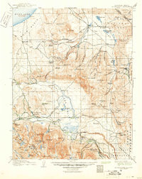 MOUNT MORRISON, CA-NV HISTORICAL MAP GEO