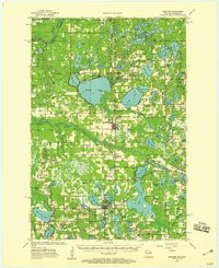 WEBSTER, WI-MN HISTORICAL MAP GEOPDF 15X