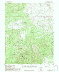 CASS CREEK PEAK, UT HISTORICAL MAP GEOPD